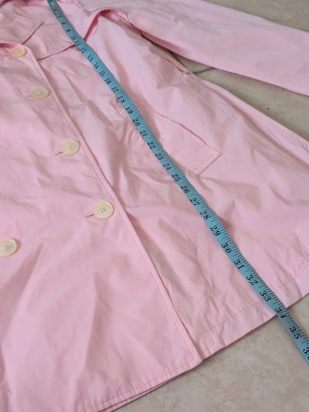Ralph Lauren Pink Rain Coat Size 1X - Picture 3 of 4